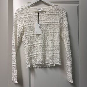 BAILEY 44 LACE TOP NWT
